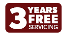 3 Years Free Servicing